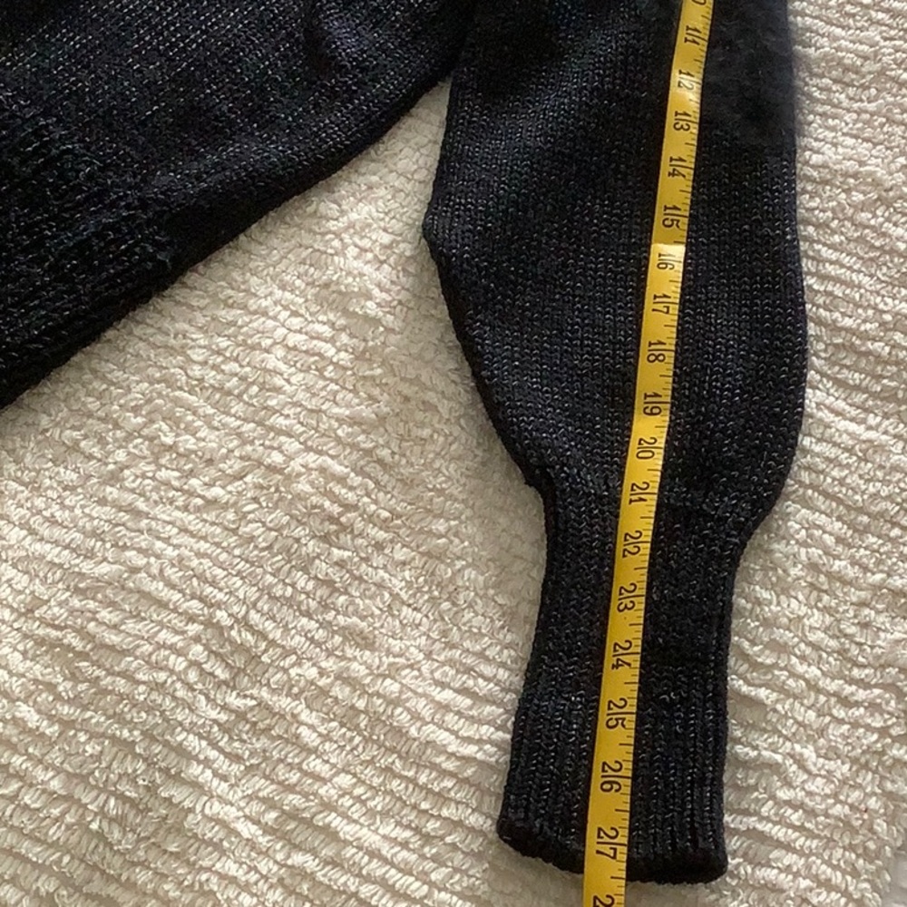 Vintage 90’s black gold Sequin Sweater - Picture 6 of 9